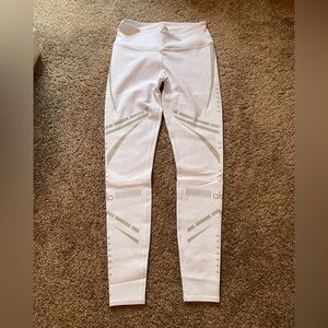 ALO Yoga White High-Rise Leggings